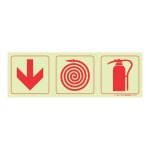 Parrot F4 Photoluminescent 190MM Safety Sign SNP19F4