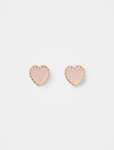 Harlie Heart Earrings - 0 Pink