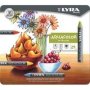 Aquacolor Wax Crayons - 24 Colours In Metal Box