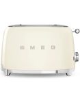 Smeg 2-SLICE Cream Retro Toaster TSF01CREU