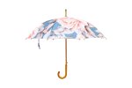 Exclusive 23" Wooden Hooked Handle Rain Umbrellas