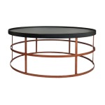 Khana Metal Coffee Table In Copper