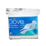 dove fine cotton 100 buds