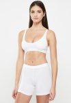 Jockey Pure & Simple Biker Shorts - White