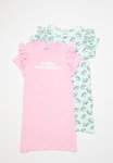 PoP Candy 2 Pack Night Dress - Pink & Light Blue