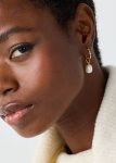 Freshwater Pearl Stainless Steel Drop Earrings