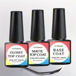 2PCS 3PCS Glossy matte Top Coat Base Coat Long Lasting Shiny Gel Polish For Home Salon Use