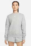 Nike Phoenix Fleece Crew - Dk Grey Heather sail