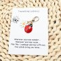 1pc/2pcs Charming Ladybug And Daisy Keychain Alloy Material Flower & Animal Design Decorative Lobster Clasp Key Ring Encouragement And Support Token Perfect For Birthdays