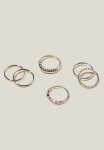 Multipack Rings - Sterling Silver Plated