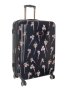 Ted Baker Wild Iris Large 4-WHEEL Trolley Case Black
