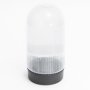 Ceiling Light Jam Jar Poly Ribbed With Gallery Bc