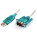 MicroWorld USB To Serial RS232 9PIN Male Cable