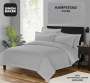 Simon Baker 300 Tc Hampstead Egyptian Giza Cotton Luxury Jacquard Duvet Cover Set - Silver Various Sizes - Silver / King 230CM X
