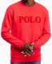 Polo - Men's Red Flock Crew Neck Sweater