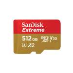 SanDisk Extreme 512GB Microsd Uhs-i Memory Card SDSQXAV-512G-GN6MN