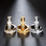 Exquisite Jewelry 2023 Hoop Earrings Stainless Steel Vintage Earrings For Women Girls Party Engagement Accessories
