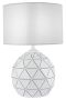Bright Star Lighting TL100 White Metal Table Lamp - Dual Light Function