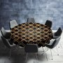 Black Diamond Pattern Square Tablecloth