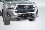 Toyota Hilux Front Styling Bar Black Stainless 2016+ For