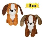 Plush Dog Animated Asstd 18CM
