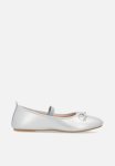 PoP Candy Ballet Flat Pumps-silver Grey