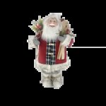 Santa With Black White Checks 45CM