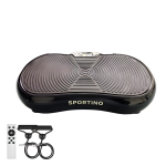 Sportino Whole Body Fitness Vibration Platform Machine - Black