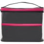 Clicks Toiletry Bag Set Black & Pink
