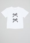 PoP Candy Bow Print Tee - White