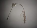 Himalayan Singing Quartz Wire Wrapped Pentagram Pendulum F600