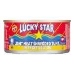 Lucky Star Shredded Tuna Vegetable Oil 170G