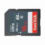 SanDisk Ultra 16 Gb Sdhc Memory Card 80 Mbs Sdsduns 016 G GN3 In