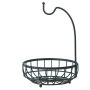 Home Kitchen Classic Retro Style Metal Fruit Storage Basket 37CM