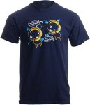 I'm Positive I've Lost An Electron Funny Chemistry Science Pun Unisex T-shirt-adult M Navy