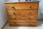 Solid Pine Chest Of Drawers