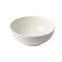 - Embossed Lines Cream White Salad Bowl 25CM