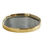 Grey And Gold Ceramic Trinket Tray