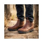 Men's Footwear Krokodil II Slip-on Boot Mid-brown