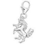 C390-C32130 - 925 Sterling Silver Unicorn Charm Dangle