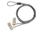 Targus Defcon Serialized Double Dual Head Lock Combination - Standard T-slot Lock