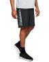 Men's Ua Woven Graphic Wordmark Shorts - Black / / Zinc Gray / Md