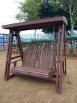 Recycled Plastic Furniture – Swing Bench 1.3M – 2 Seater With Roof