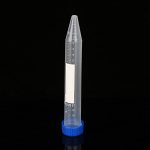 Conical Centrifuge Tubes 15ML 100 Pcs Sterile Plastic Tubes With Screw Caps Plastic Graduated And Write Marks Test Container Non
