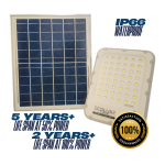Ecoluxe By Embassy 100 Watt Solar Flood Light