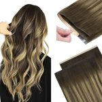Doores Genius Tape In Weft Hair Extensions Human Hair 2PCS Pu Long Weft Tape In Hair Extensions Diy Easy To Use Chocolate Brown