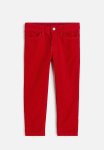 Slim Fit Corduroy Trousers - Red