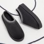 Women Plush Lined Flatform Slippers Solid Color Soft Sole Winter Shoes Warm Ankle Boots