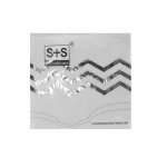 20 2PLY Serviettes Silver Wave Stripes Tbd