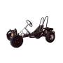 200CC Petrol Kid's Go-Kart With Suspension & Belt Drive - Black For 12 Years +